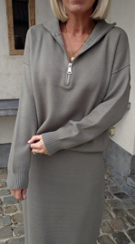 JESS knit set khaki