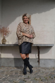 LIDY pu skirt black