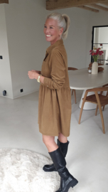 IMRY corduroy dress camel