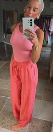 BASIC cotton top soft old pink