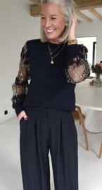 GLAM TIME knit black