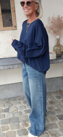 BEA cotton sweatshirt navy