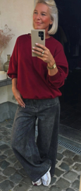 MARLIN extra wide leg jeans anthracite