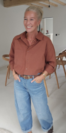 AMY cotton shirt camel