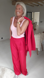 SUNLIT tailored pants cherry red