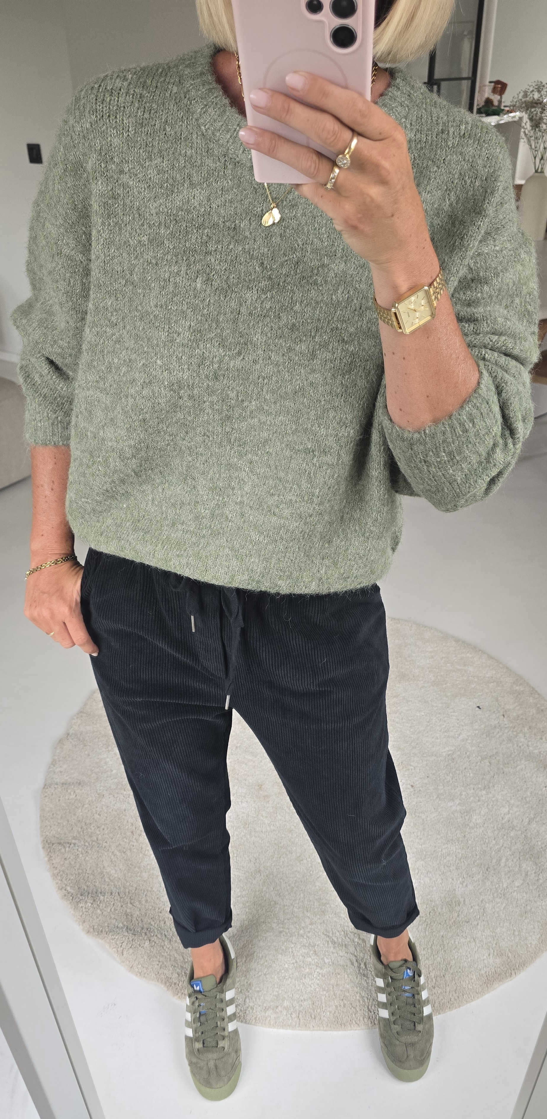 BEZIERS soft knit olive