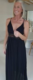 VANDA maxi dress black