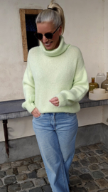CHARLINE turleneck knit soft mint