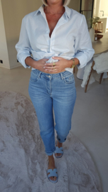 JEANNE mom jeans blue