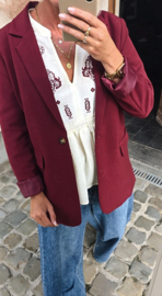 CLASSY blazer burgundy