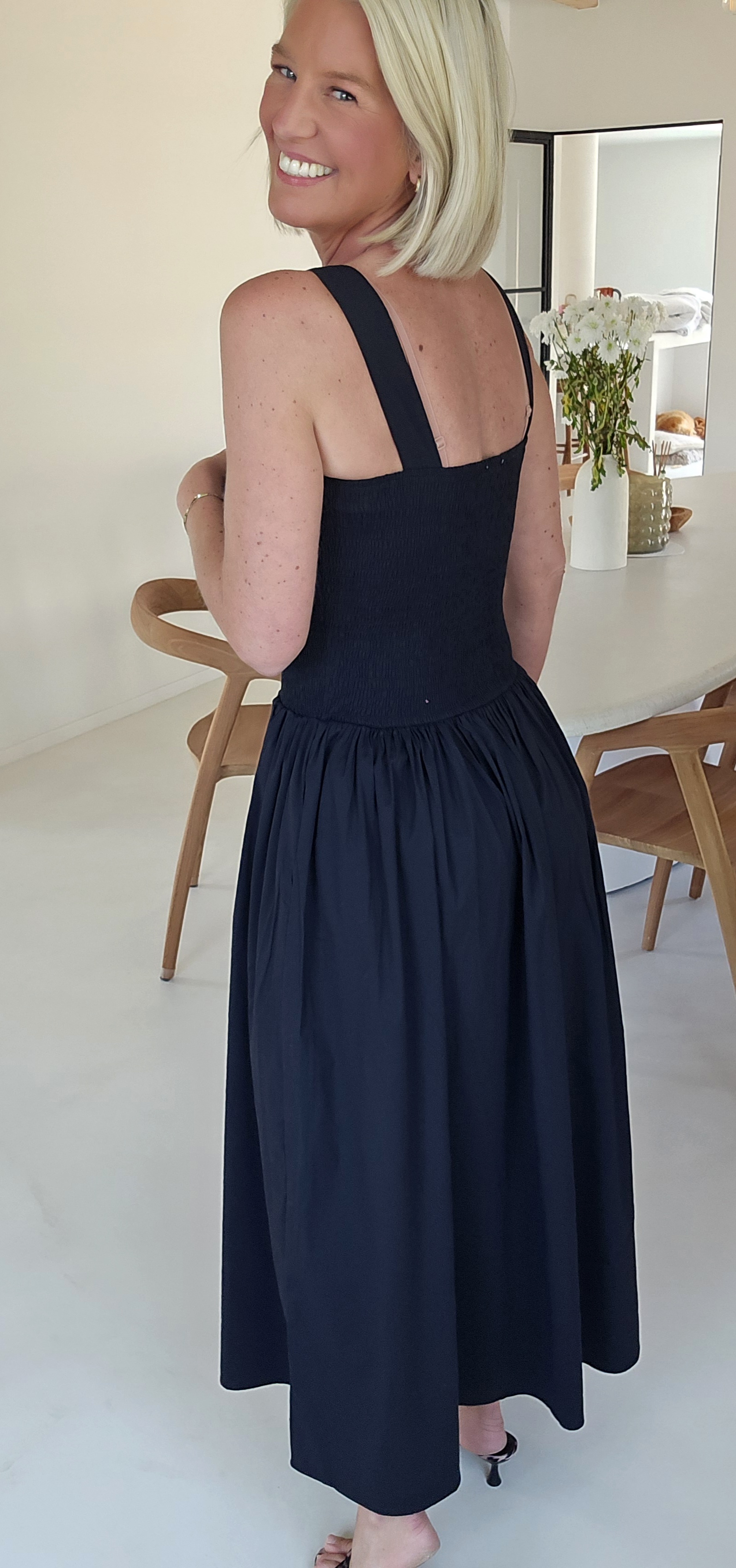 MOENIA maxi dress black