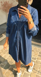 DANA jeans dress blue