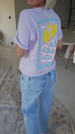 LA DOLCE VITA LEMON tee lilac