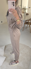 ANA sweatshirt jumpsuit taupe