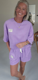 SISI terry set lilac