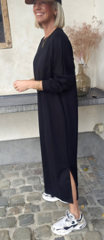 CELIA maxi sweatshirt dress black