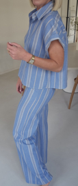ELIZA striped pants blue (alleen broek!)