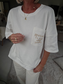 OFFLINE cotton tee white