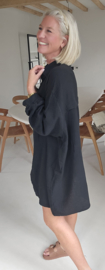 AMALFI tetra shirt dress black