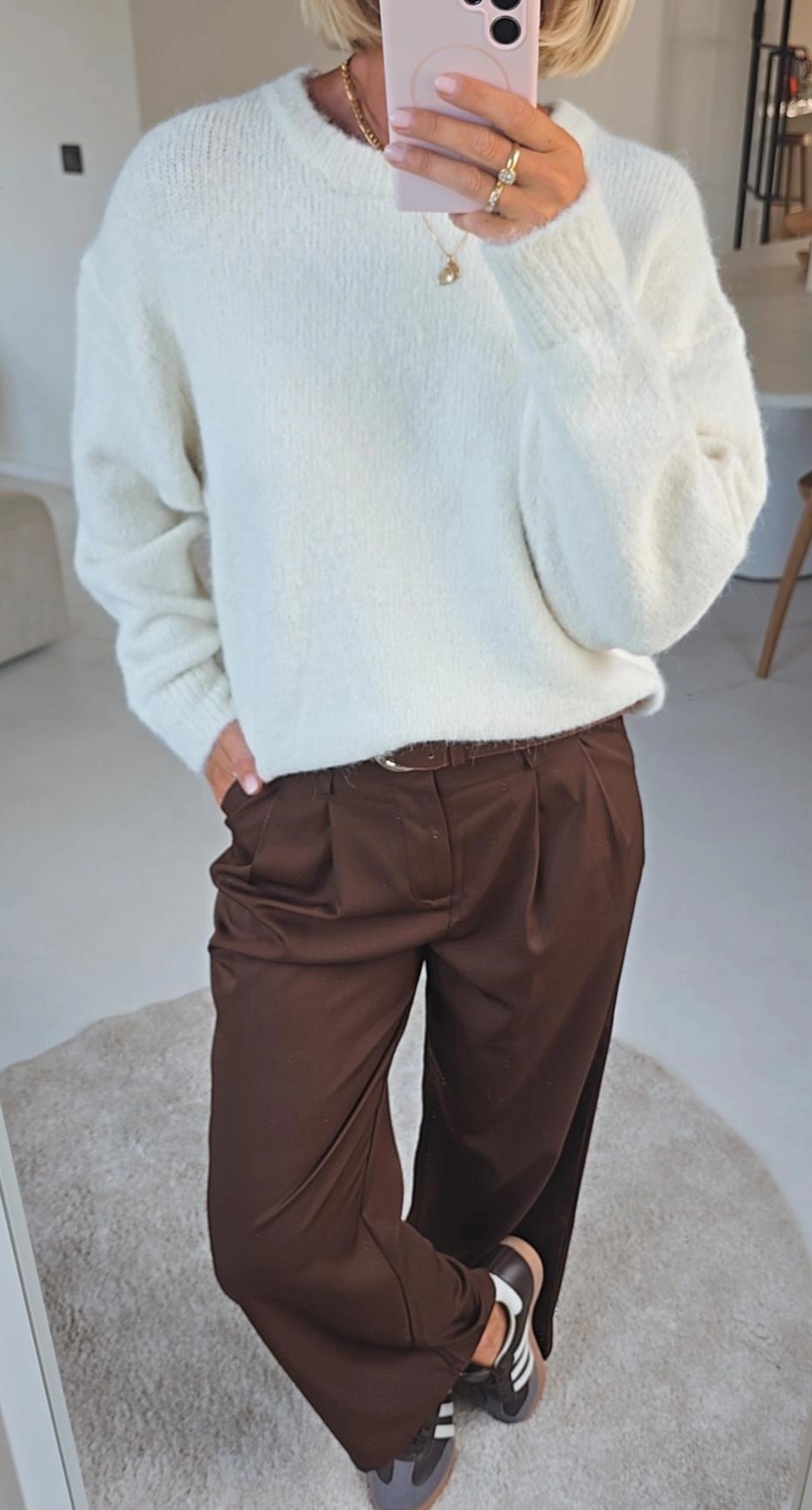 BEZIERS soft knit ecru