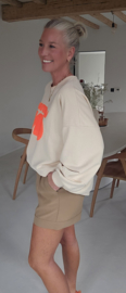 VACATION ON sweatshirt beige