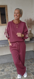 TILLY sweatshirt burgundy