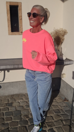 SOHO sweatshirt neon coral