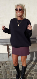 HOLLIE mini skirt burgundy