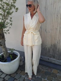 FILIPPA linen set vanilla