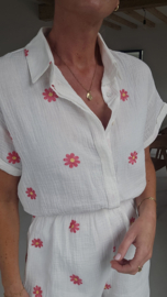 FLOWER tetra playsuit