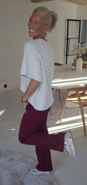 JITSE short-sleeved sweatshirt soft melee grey