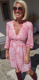 CERINNE viscose dress pink