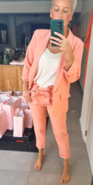 BUYorCRY suit salmon pink long