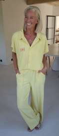 SAMI terry set yellow