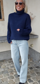 CHARI turleneck knit navy