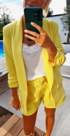 BUYorCRY suit yellow shorts