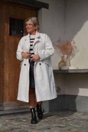 TRUDY maxi  coat ecru
