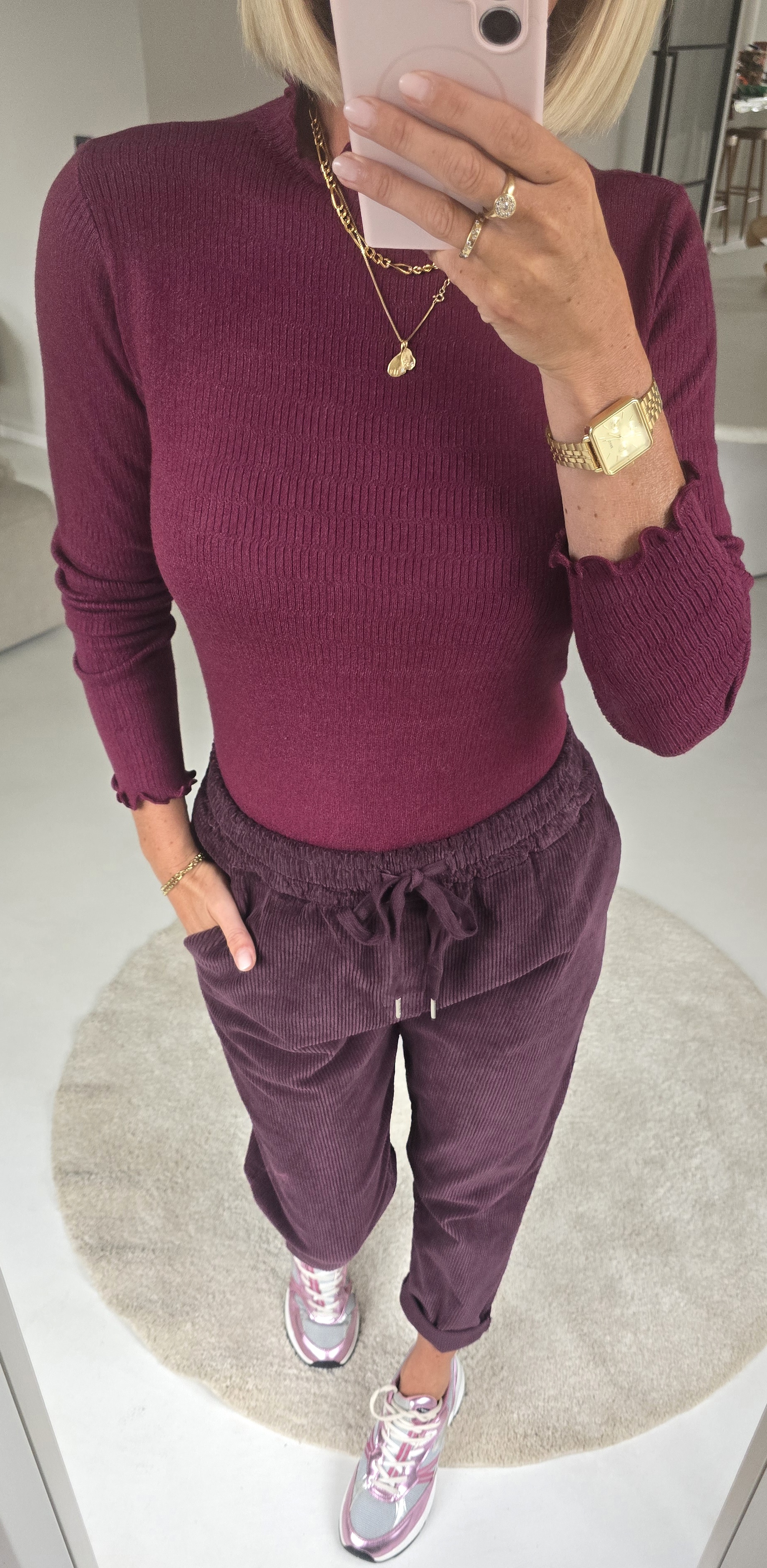 SOFTIE softest longsleeve aubergine