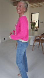 BESS cardigan candy pink