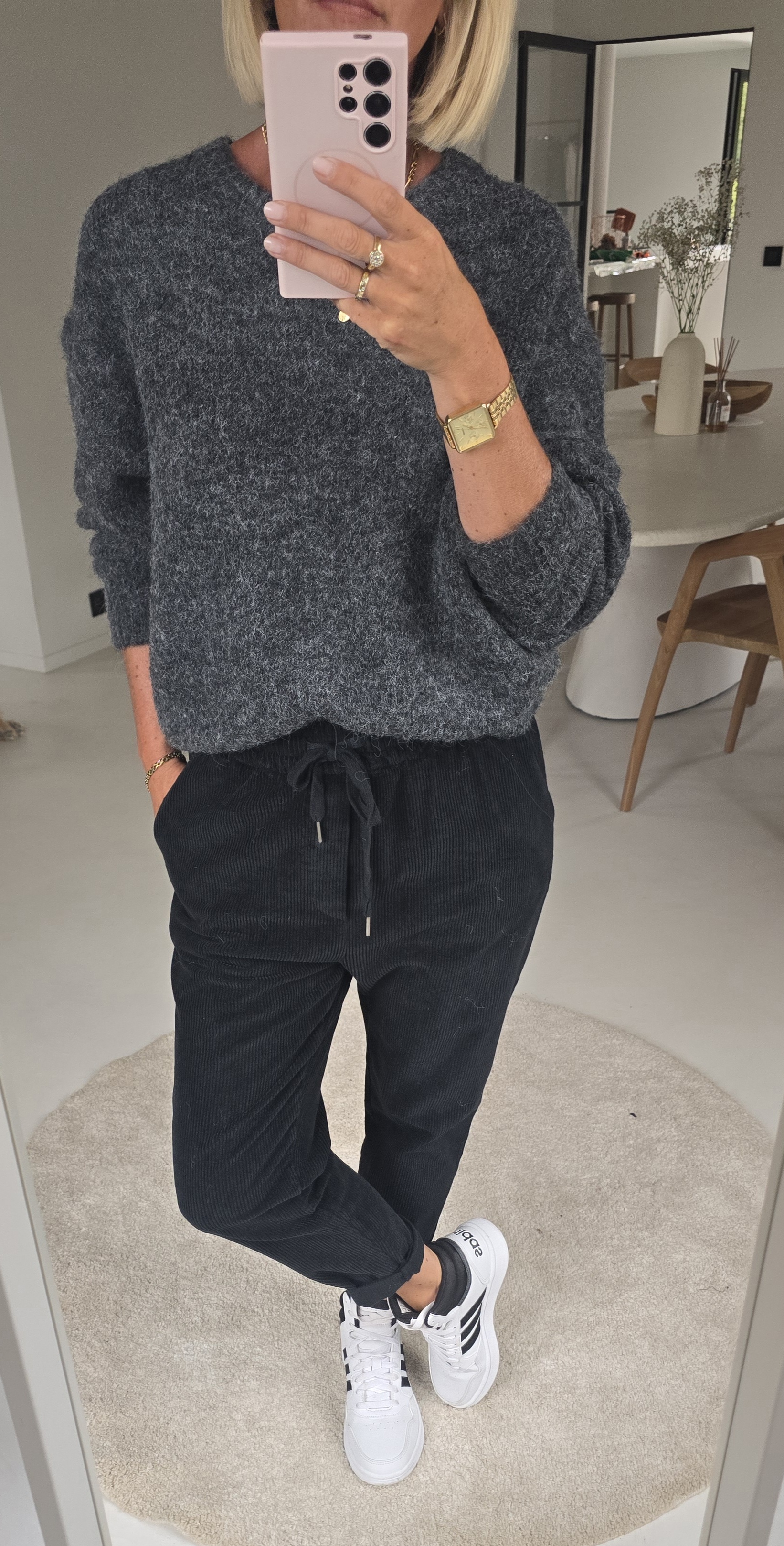 BEZIERS soft knit carbon