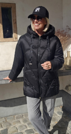 TISHA fancy coat black