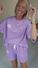 SISI terry set lilac