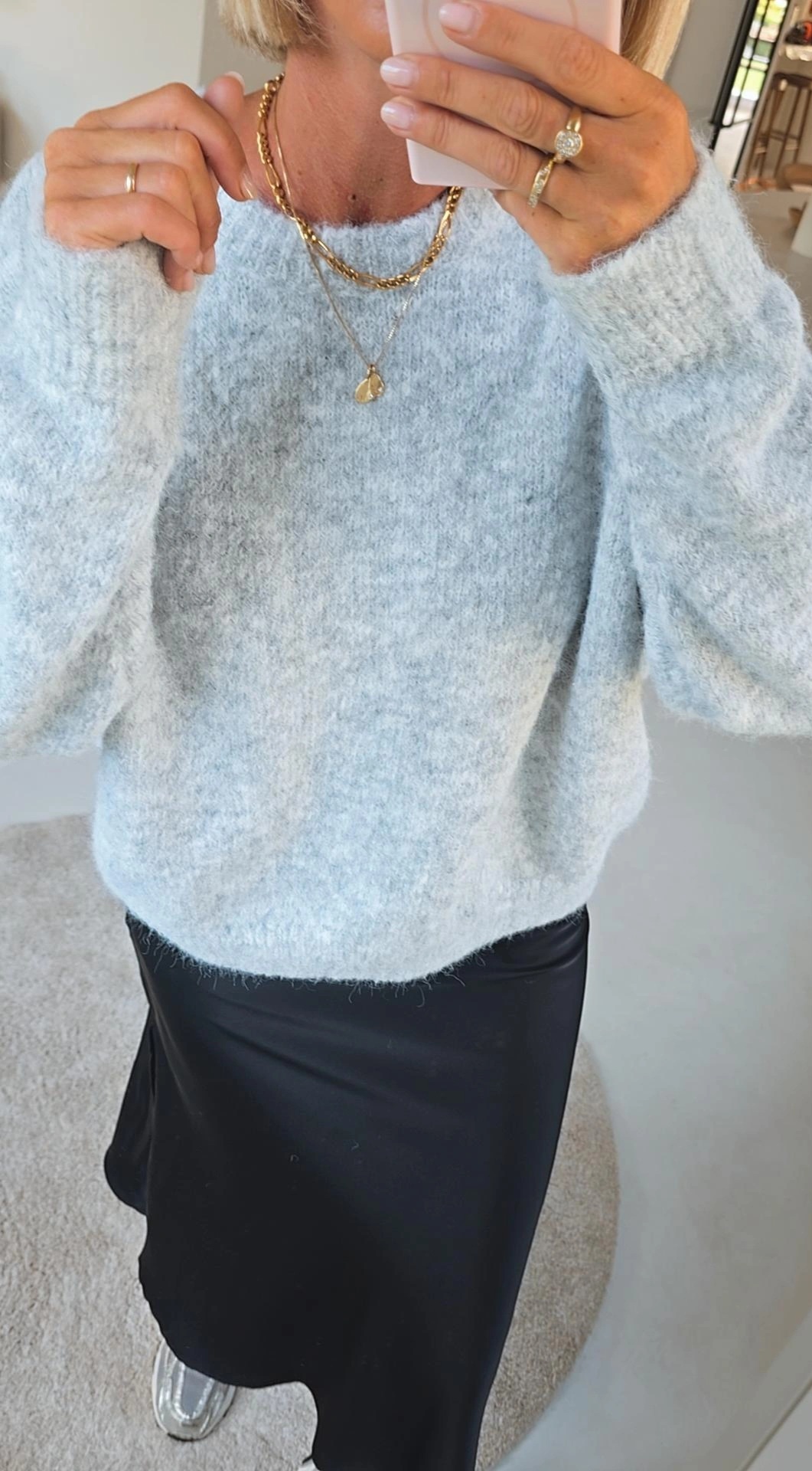 BEZIERS soft knit grey