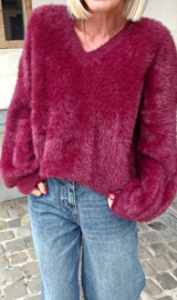 PLUSH softest knit burgundy