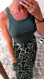 BASIC cotton top forest green