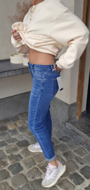 LORA relax jeans midi blue