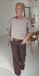 JOJO T-shirt tee taupe