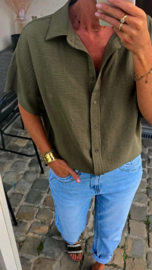 MIA short-sleeved shirt khaki