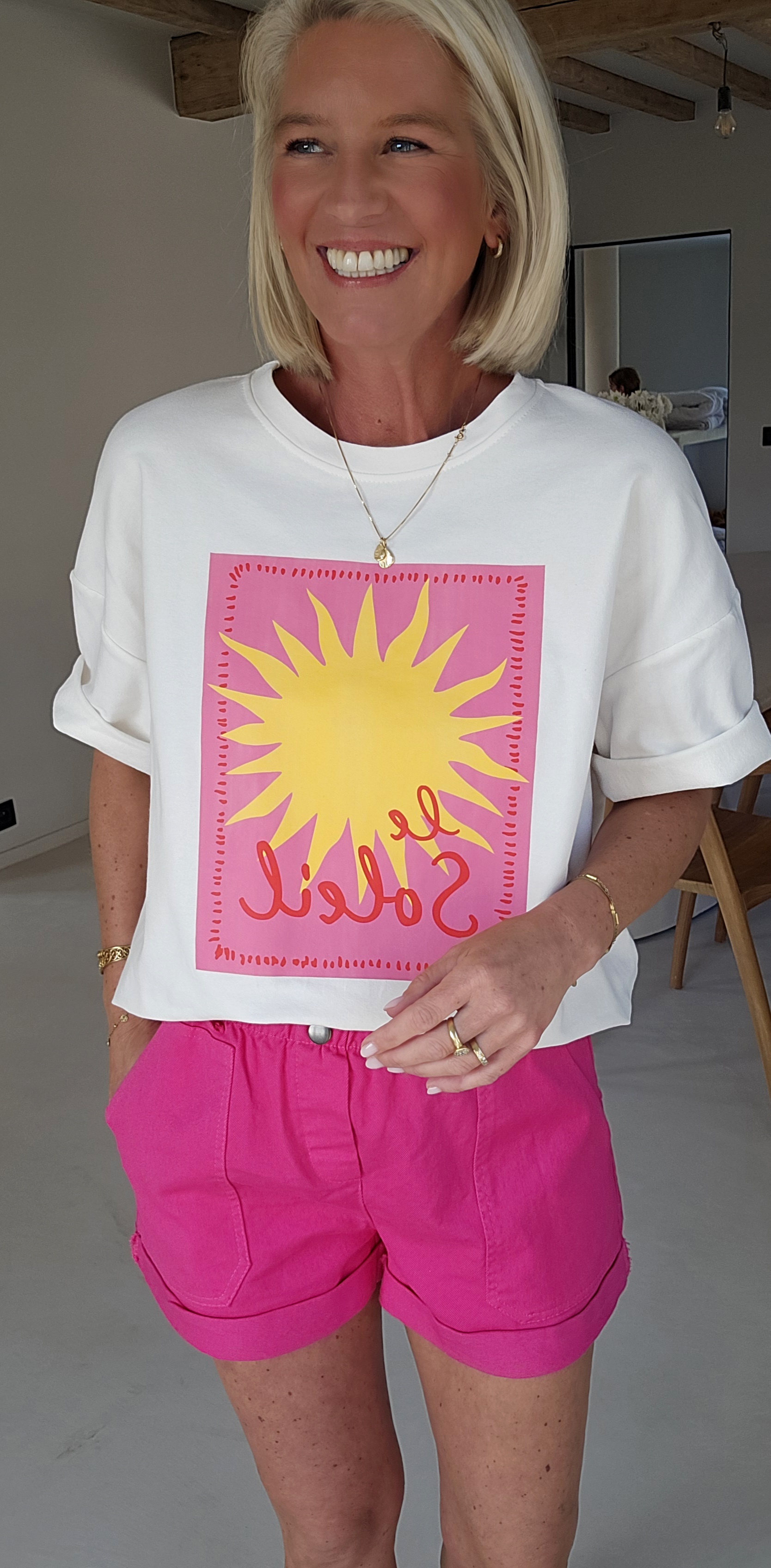 LE SOLEIL cotton T-shirt