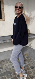 CHILLIN' oversized sweatshirt black